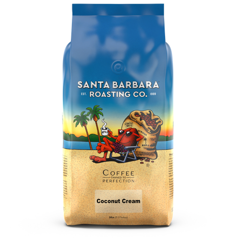 5 lb bulk bag of Coconut Cream flavored coffee