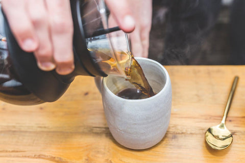 Couple drinking Santa Barbara coffee