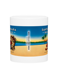 Side of the Full Color C-Handle mug with www.sbcoffee.com printed on the wrap
